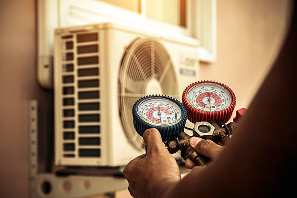 Professional Ductwork Repair technician working in Schaghticoke, NY